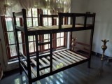 NISACO Wooden Bunk-Bed,(6ft x 3ft) (අඩි 6 x අඩි 3)