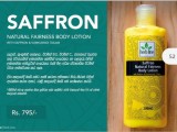 Saffron  natural fairness  body lotion