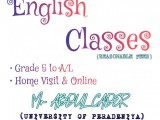 English classes for grade 5 to A/l