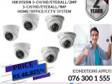NEMICO | CCTV Hikvision CH 3-HD/ 2MP, CH 3-HD/1MP Eyeball