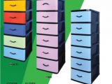 Drawer 6 in 1 baby drawer wardrobe cupboard storage multi colour blue pink kids furniture bed side drawer