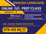 Online O/L Prep Class  - English Language