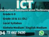 ICT Classes for Grade 6-11 & OL ICT