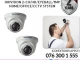 NEMICO | CCTV CH 2-HD/ 1MP Eyeball