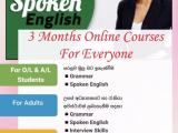 Online Spoken English 3 Months Courses for Adults Young Learners Future Professionals After A/L’s and O/L Students