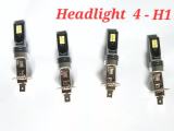LED Headlight  H1 x  4 LED Fog lights  H1 x 4  LED හෙඩ්ලයිට් H1 x 4 LED ෆොග් ලයිට් H1 x 4