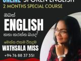 Spoken English 2 Months Speed Class for Adults Any Children and After O/L and After A/L Students