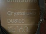 Samsung 65 inch 4K UHD Crystal DU8100 Smart TV