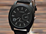 CURREN Denim Casual Elegant Hot Brand Luxury Men Watches Leather Strap Sports Quartz Wristwatch for Men Watches