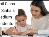 Home visit tamil classes for Sinhala Medium students